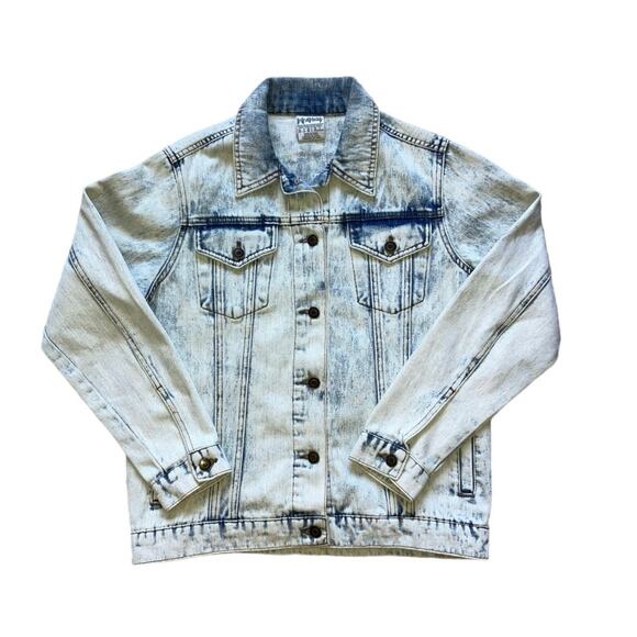 Def Leppard Pyromania Tour 1983 Denim Jacket Small - Picture 2 of 4